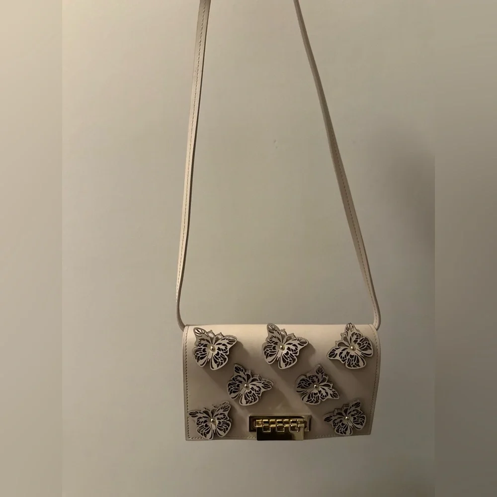 Zac Posen Earthette Butterfly Appliqué Crossbody‎ Bag